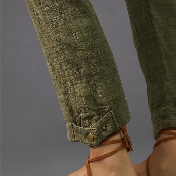 NWTS ANTHROPOLOGIE GAUZY UTILITY PANTS (6) - Picture 3 of 17